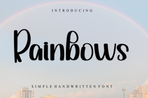 Rainbows Font Download