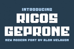 Ricos Geprone Font Download