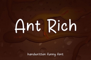 Ant Rich - Comic Funny Font Font Download