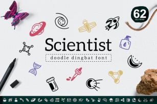 Scientist Dingbat Font Download