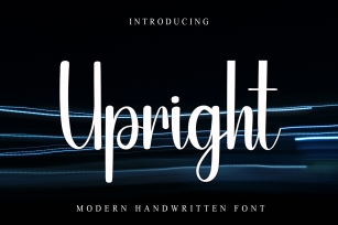 Upright Font Download