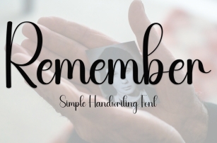 Remember Font Download