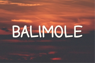 Balimole Font Download