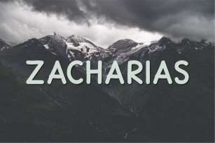 Zacharias Font Download