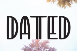 Dated Font Download