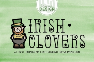 Irish Clovers Font Download