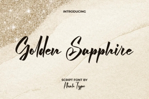 Golden Sapphire Font Download
