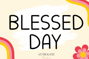 Blessed Day Font Download