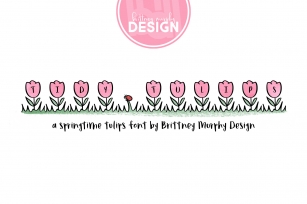 Tidy Tulips Font Download