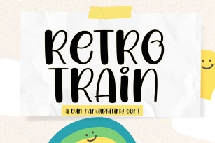 Retro Train Font Download