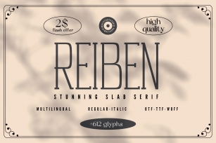 Reiben Font Download