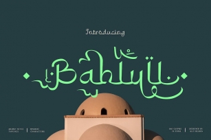 Bahlull Arabic Typeface Font Download