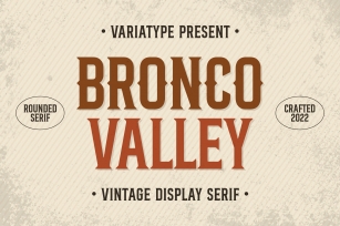 Bronco Valley Font Download