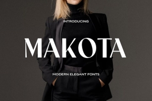 Makota Modern Font Font Download