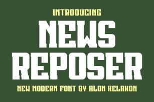 News Reposer Font Download