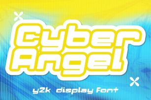 Cyber Angel Y2K Display Font Download