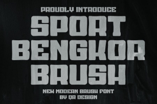 Sport Bengkor Brush Font Download
