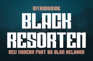 Black Resorten Font Download