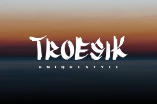 Troesik - Decorative Font Font Download