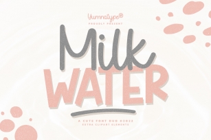 Milk Water Duo Font Download