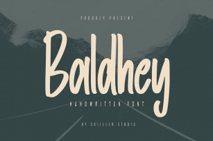 Baldhey - Handwritten Font Font Download