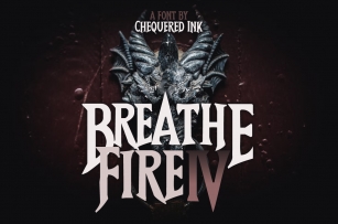 Breathe Fire IV Font Download