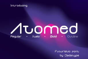 Atomed Font Download