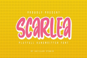 Scarlea - Playful Handwritten Font Font Download