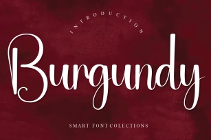 Burgundy Font Download