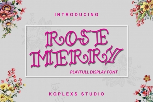 ROSE MERRY Font Download