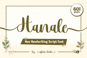 Hanale Handwriting Script Font Font Download