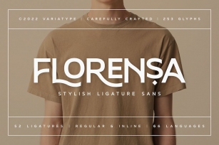 Florensa - Stylish Ligature Sans Font Download