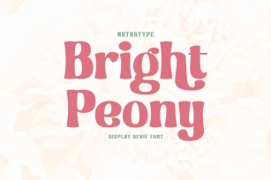 Bright Peony Font Download