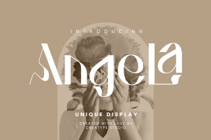 Angela Unique Display Font Download
