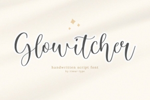 glowitcher - Handwritten Font Font Download