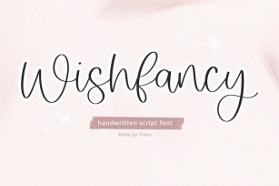 Wishfancy - Handwritten Script Font Font Download
