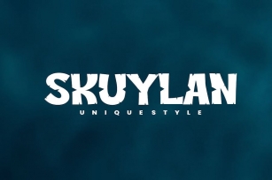 Skuylan - Decorative Font Font Download