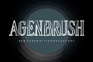 Agenbrush font Font Download