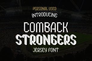 Comback Strongers Font Download