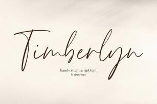 Timberlyn-  Modern Script Font Font Download