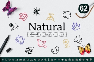 Natural Dingbat Font Download