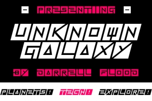 Unknown Galaxy Font Download