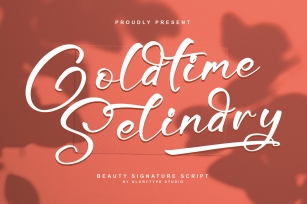 Goldtime Selindry Font Download