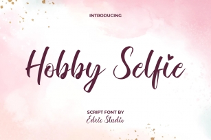Hobby Selfie Font Download