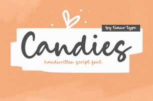 Candies - Handwritten Font Font Download