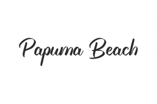 Papuma Beach Font Download