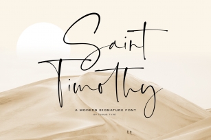 Saint Timothy Font Download