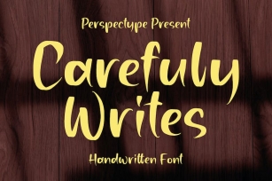 Carefuly Writes Handwritten Font Font Download