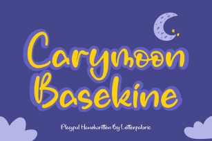 Carymoon Basekine Playful Handwritten Font Font Download