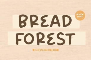 Bread Forest - Handwritten Font Font Download